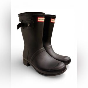 Hunter Women’s Original Short Rain Boots Size 6 - Black